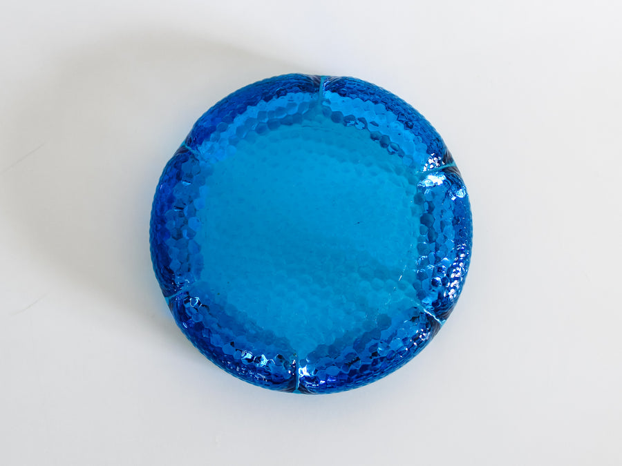 Cobalt Blue Tulip Shaped Dish