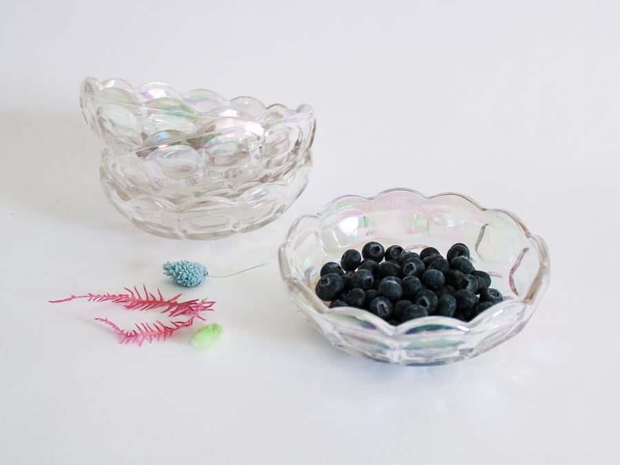 Iridescent Federal Glass Bowls