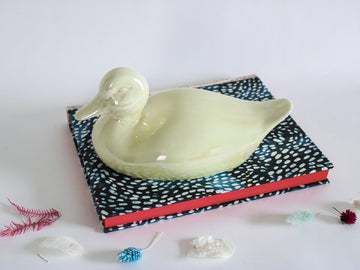 Iridescent Ceramic Duck