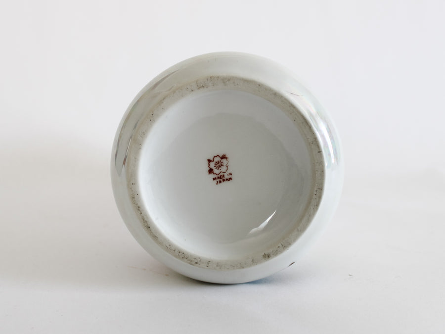 Floral Japanese Lustreware Vase