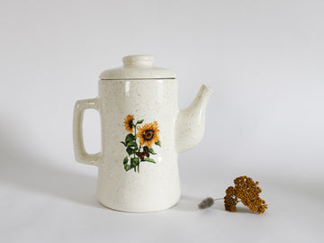Speckled Sunflower Tea Pot