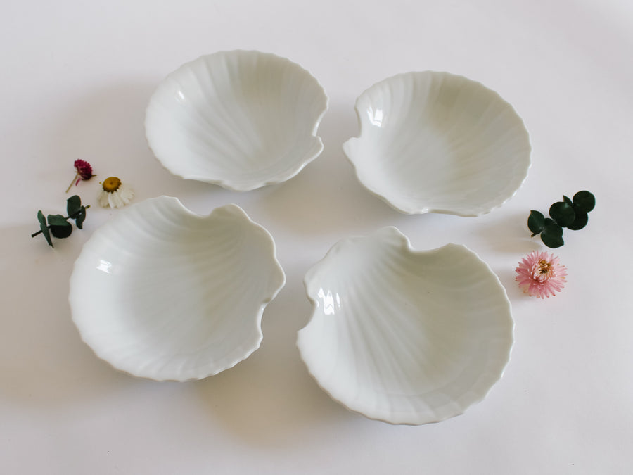 Ceramic Seashell Plate Set