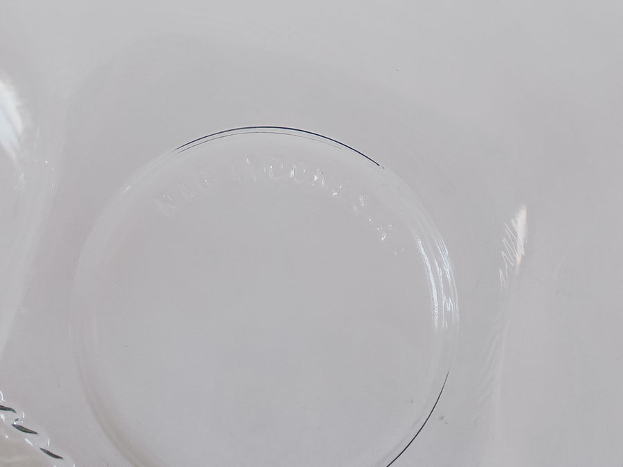 Apple Pressed Glass Bowls