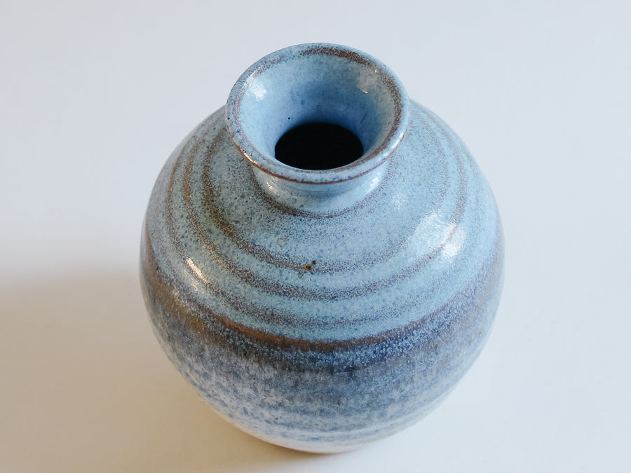Sky Blue Studio Pottery Vase