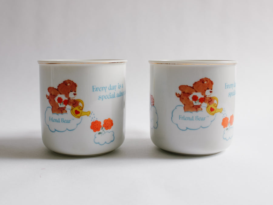 1984 American Greetings Care Bear Mugs